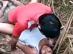 Two desi girl in jungle fuck with friends